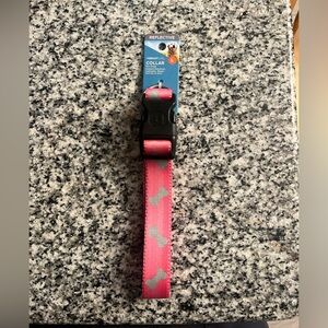 Large pink dog collar